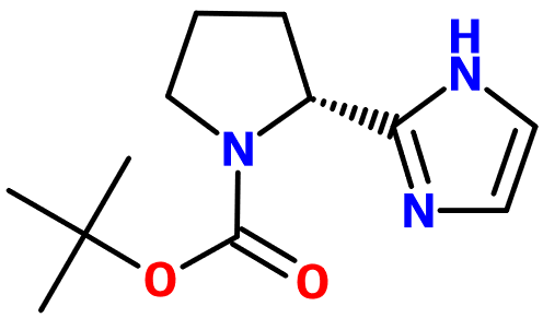 (image for) MC095939 2-Methyl-2-propanyl (2R)-2-(1H-imidazol-2-yl)-1-pyrrolidinecarboxylate
